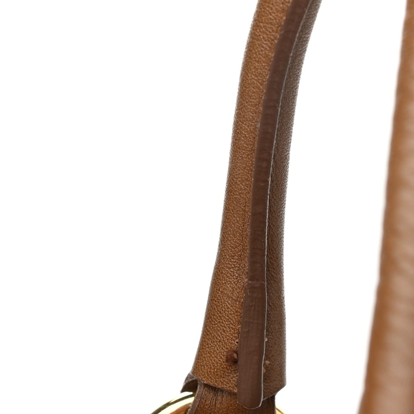 Pebbled Calfskin Small Ashbury Satchel Brown