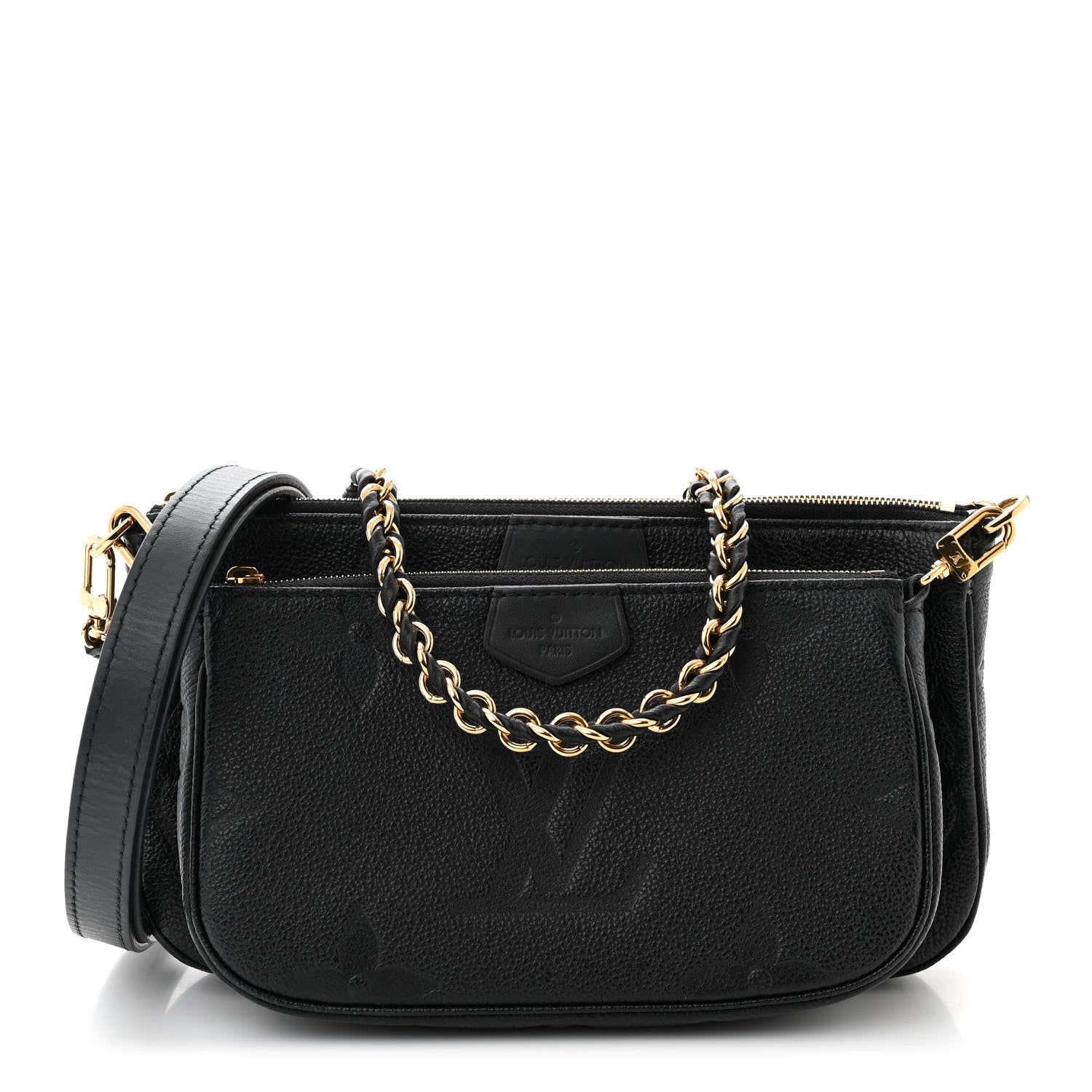 Louis Vuitton Empreinte Monogram Giant Multi Pochette Accessories Black 1 of 10
