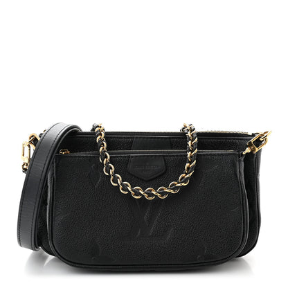 Louis Vuitton Empreinte Monogram Giant Multi Pochette Accessories Black 1 of 10