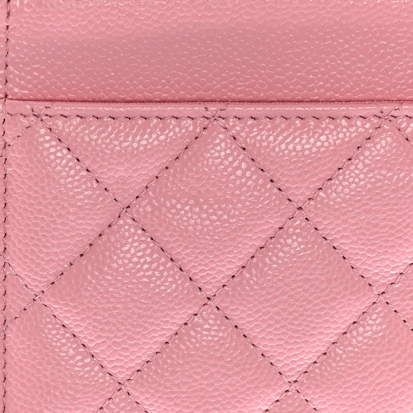 Caviar Quilted Multi Chain Wallet On Chain WOC Light Pink