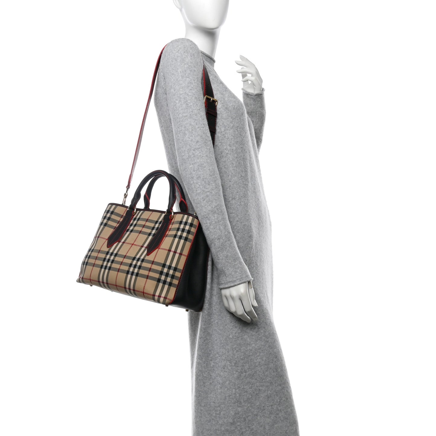 Horseferry Check Medium Ballingdon Tote Honey Black