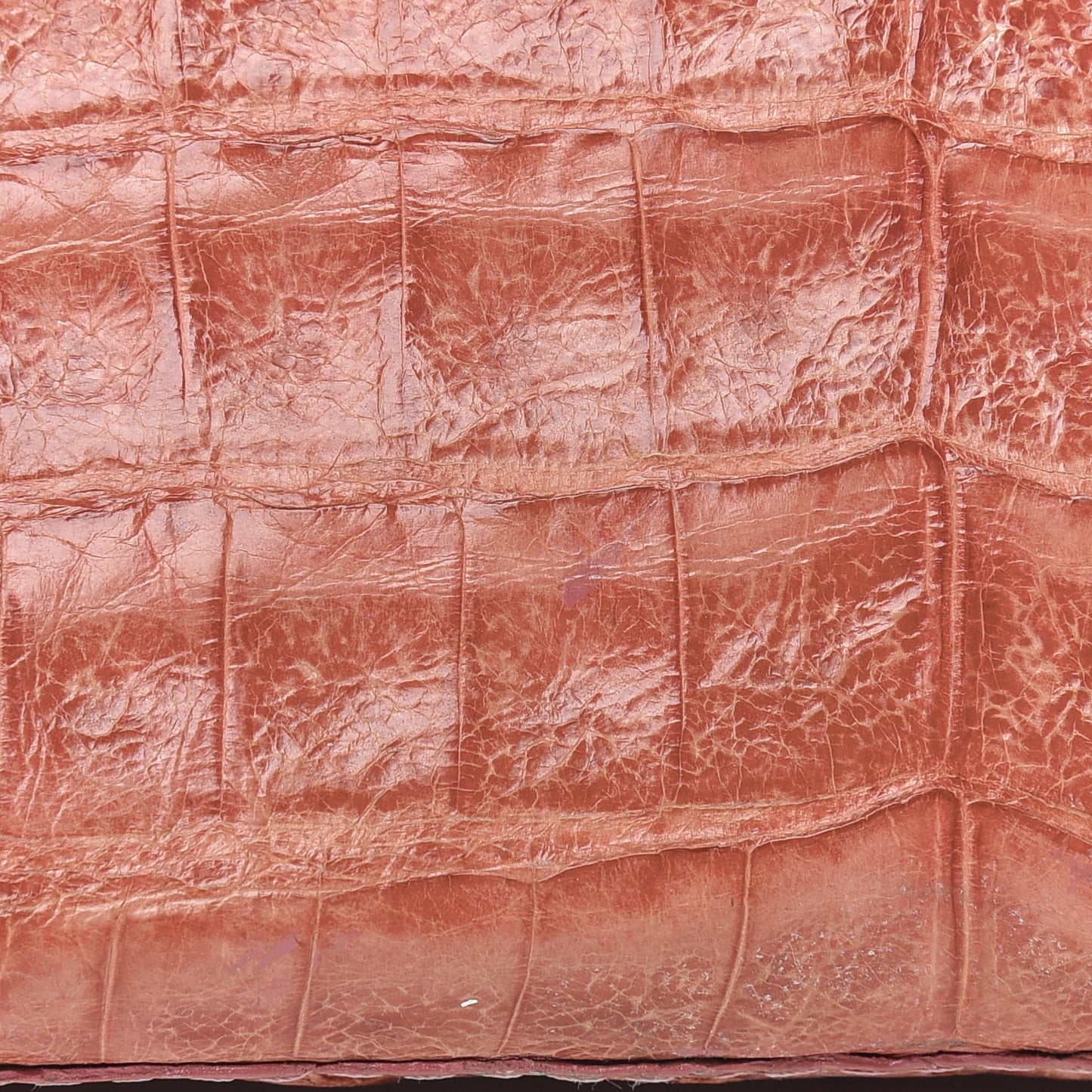 Crocodile Clutch Light Coral