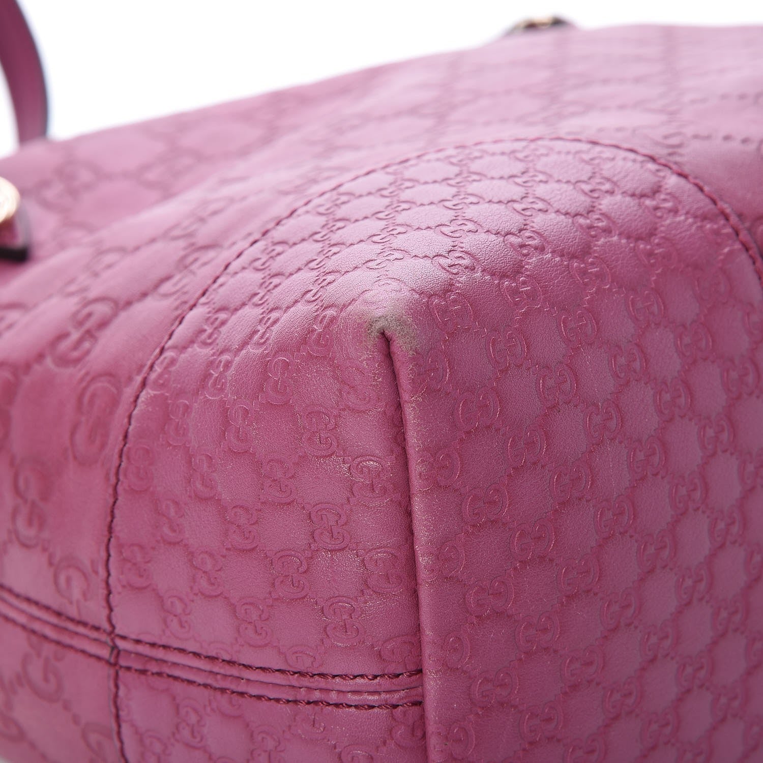 Gucci Guccissima Medium Bree Foldover Tote Peonia Flower 8 of 11