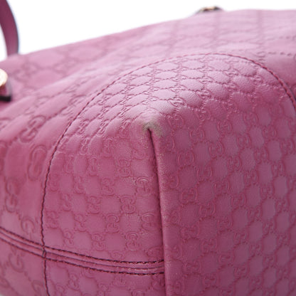 Gucci Guccissima Medium Bree Foldover Tote Peonia Flower 8 of 11