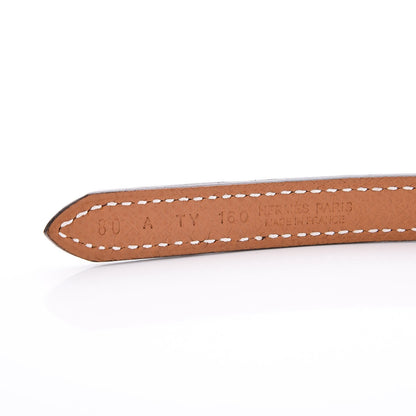 Hermes Swift Epsom 13mm Roulis Belt 80 Black Gold 6 of 8