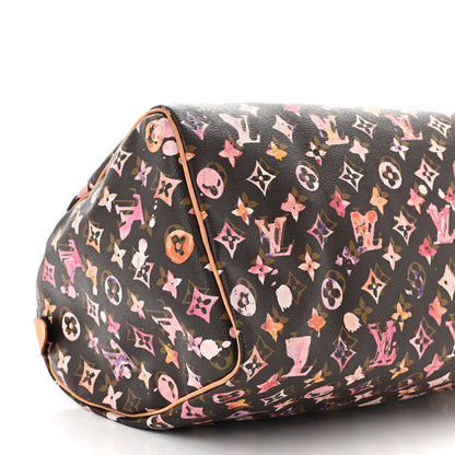 Louis Vuitton Watercolor Aquarelle Speedy 35 Brown 8 of 9