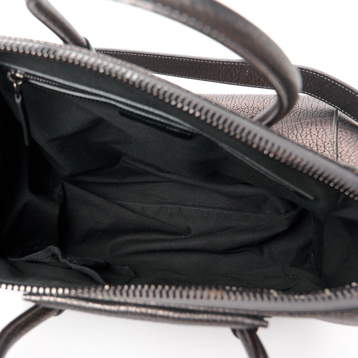 Givenchy Metallic Sugar Goatskin Medium Antigona Gunmetal 5 of 10