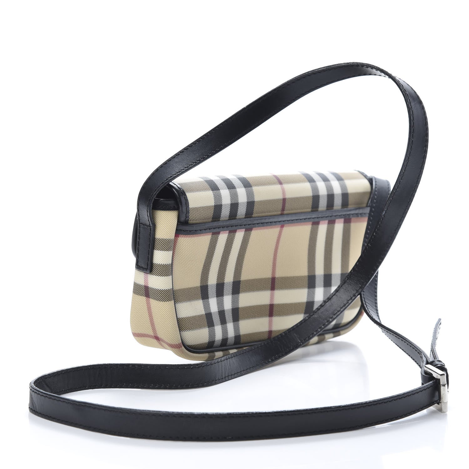 Burberry House Check Small Messenger Bag Black 3 of 14