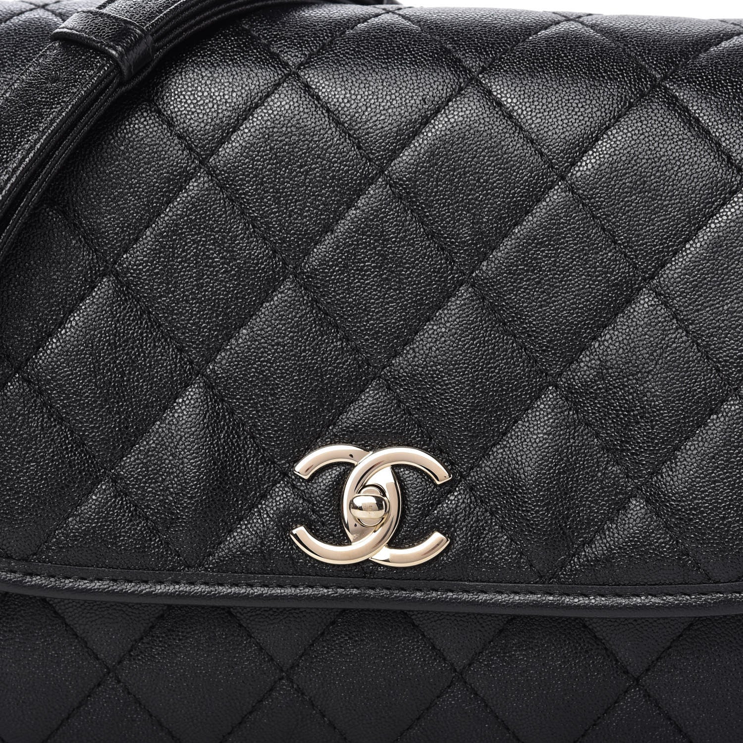 Chanel Caviar Quilted Medium Messenger Flap Black 10 of 11