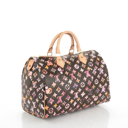 Louis Vuitton Watercolor Aquarelle Speedy 35 Brown 3 of 7