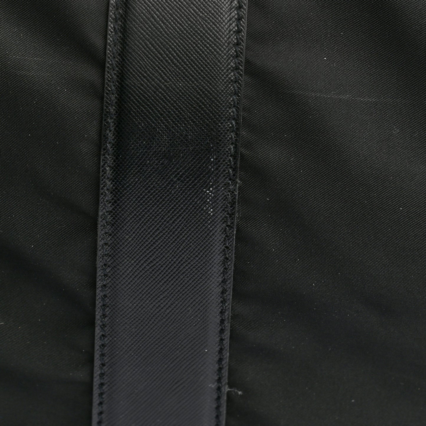 Tessuto Nylon Saffiano Suitcase Black