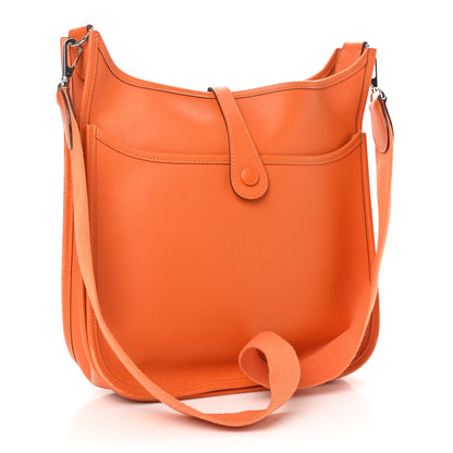 Hermes Epsom Evelyne II GM Orange 2 of 17