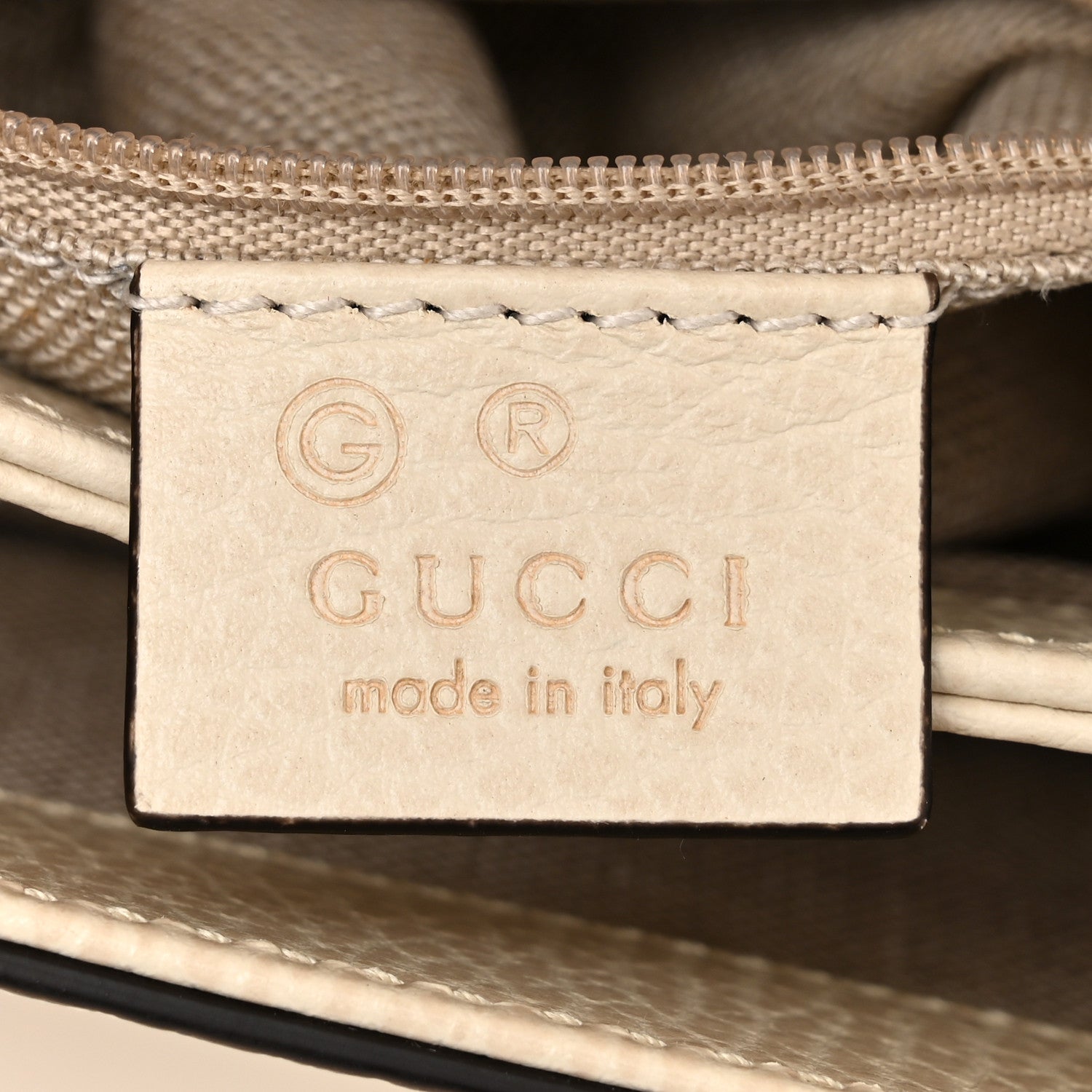 Gucci Dollar Calfskin Interlocking G Crossbody Bag Mystic White 8 of 10