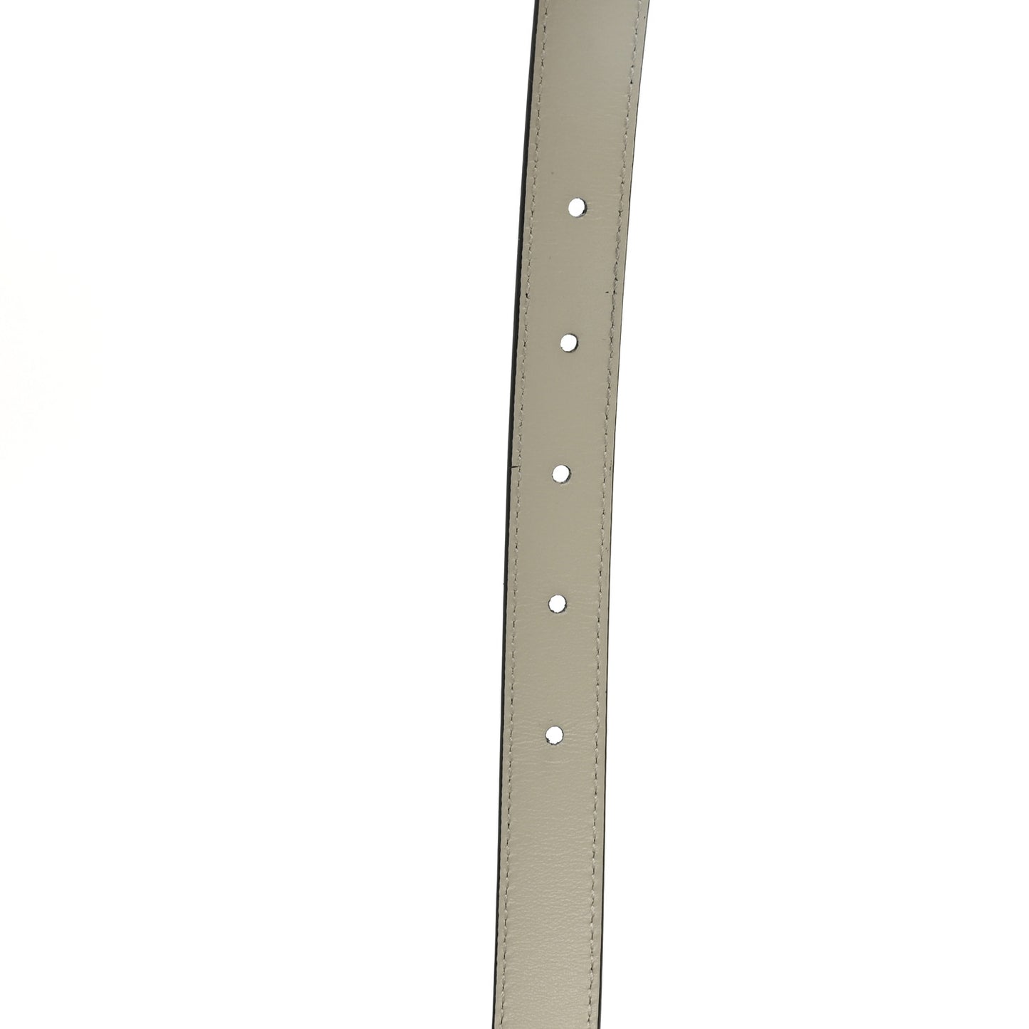 Plutone Calfskin Double G Reversible 20mm Belt 70 28 Black White
