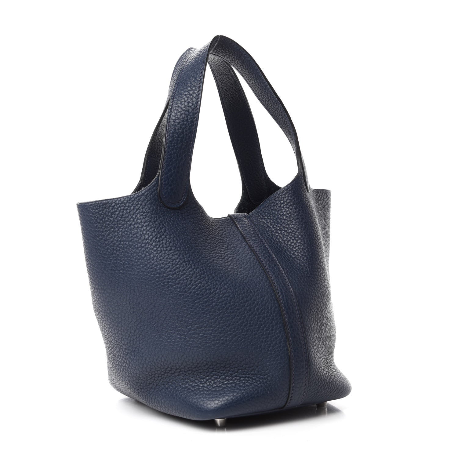 Hermes Taurillon Clemence Picotin Lock 18 PM Bleu Abysse 3 of 10