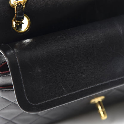 Chanel Lambskin Quilted Small Double Flap Black 7 of 11