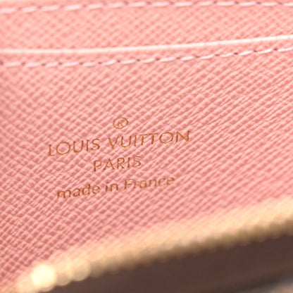 Louis Vuitton Damier Ebene Zippy Coin Purse Rose Ballerine 6 of 7