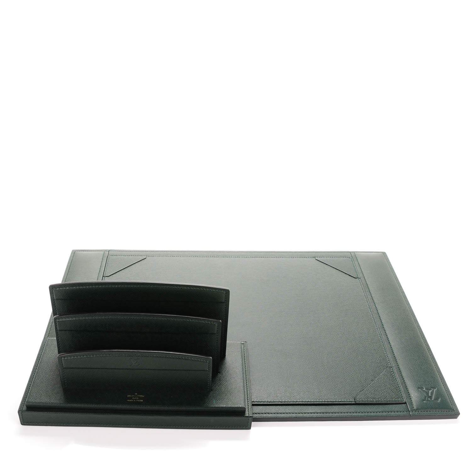 Louis Vuitton Taiga Accessoires De Bureau 2 Piece Desk Set Epicea 2 of 8