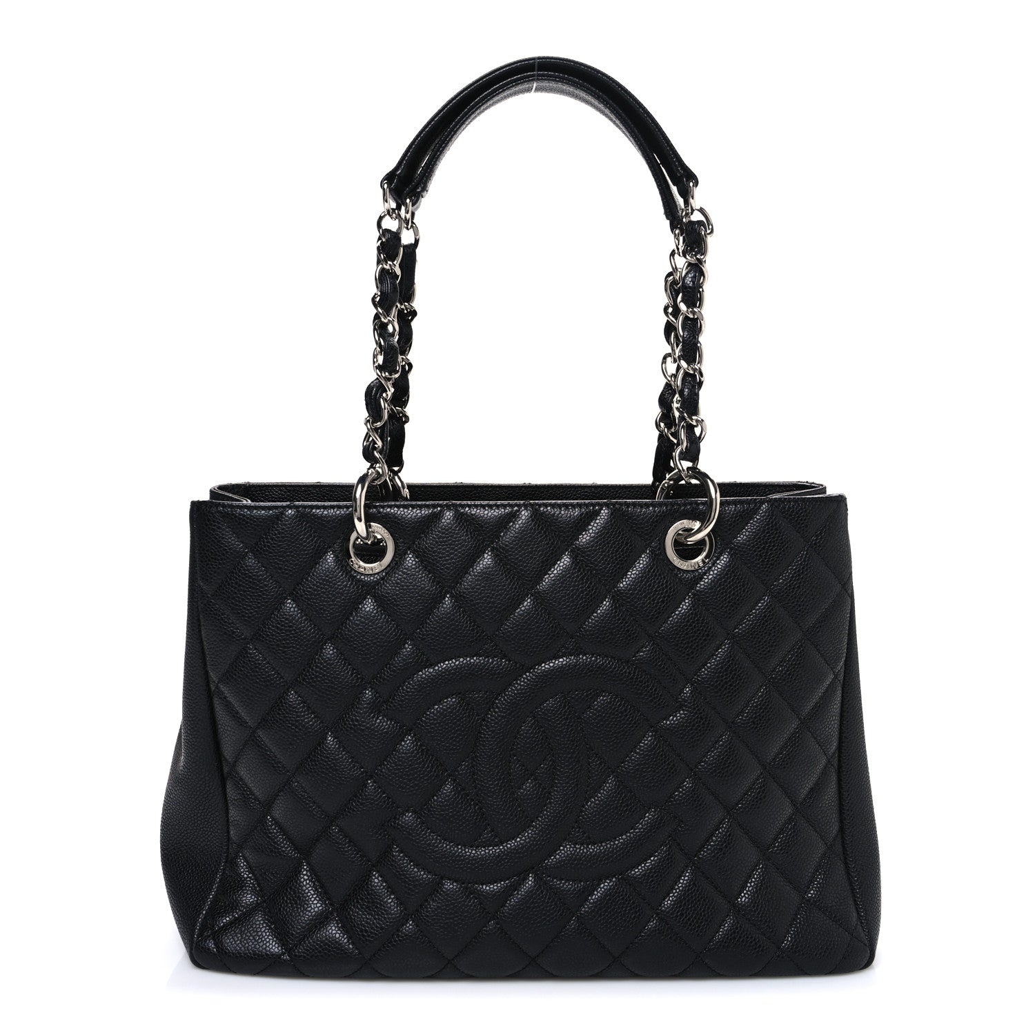 Chanel Caviar Quilted Grand Shopping Tote GST Black 1 of 11