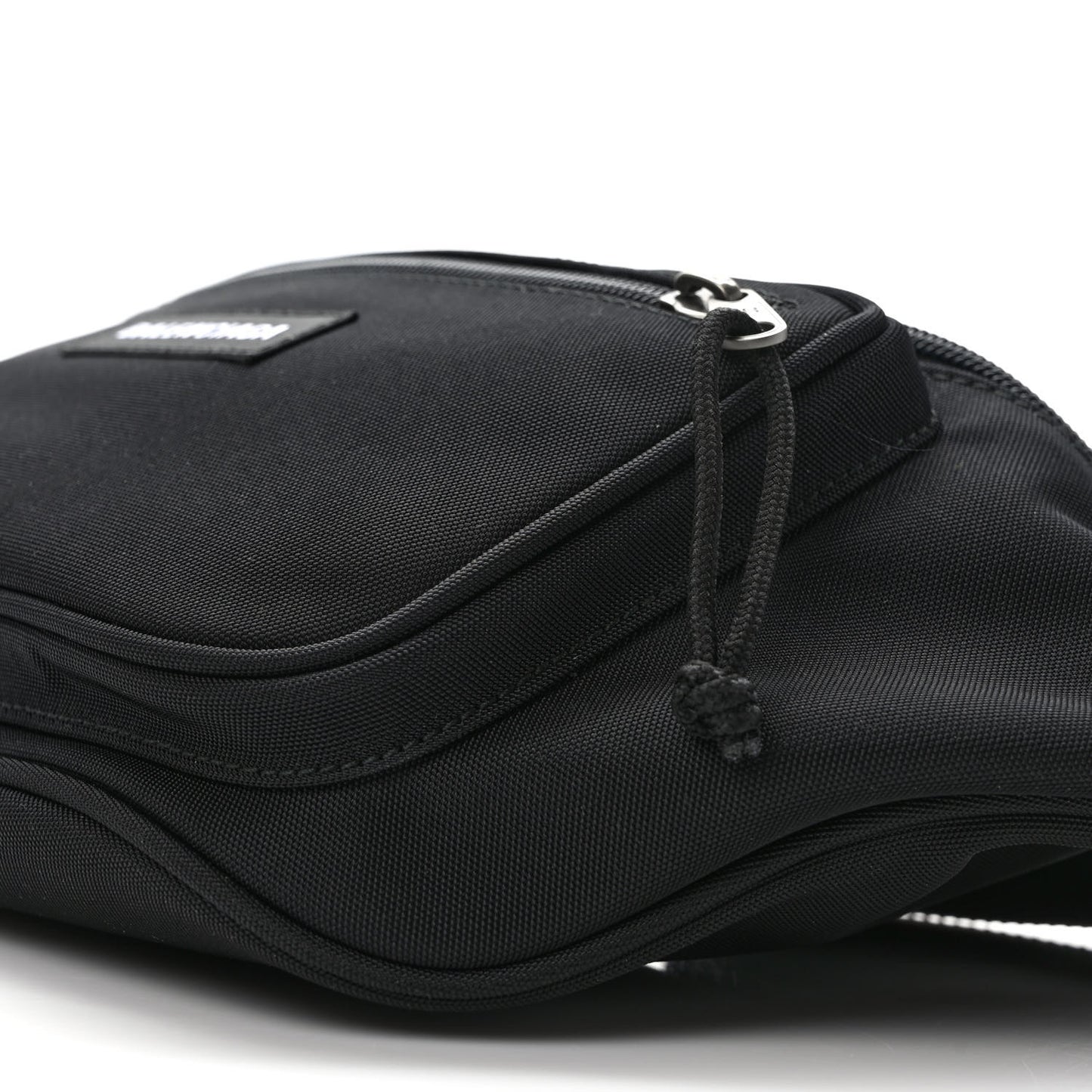 Nylon Canvas Explorer Beltpack Black White