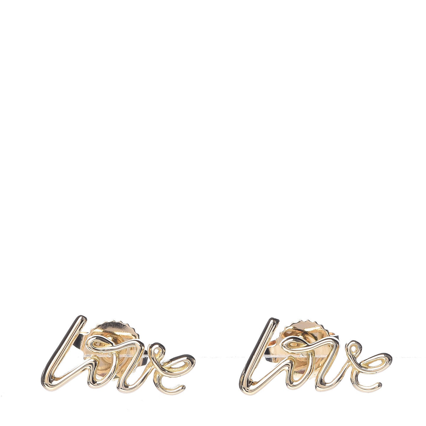 18K Yellow Gold Paloma's Graffiti Love Earrings