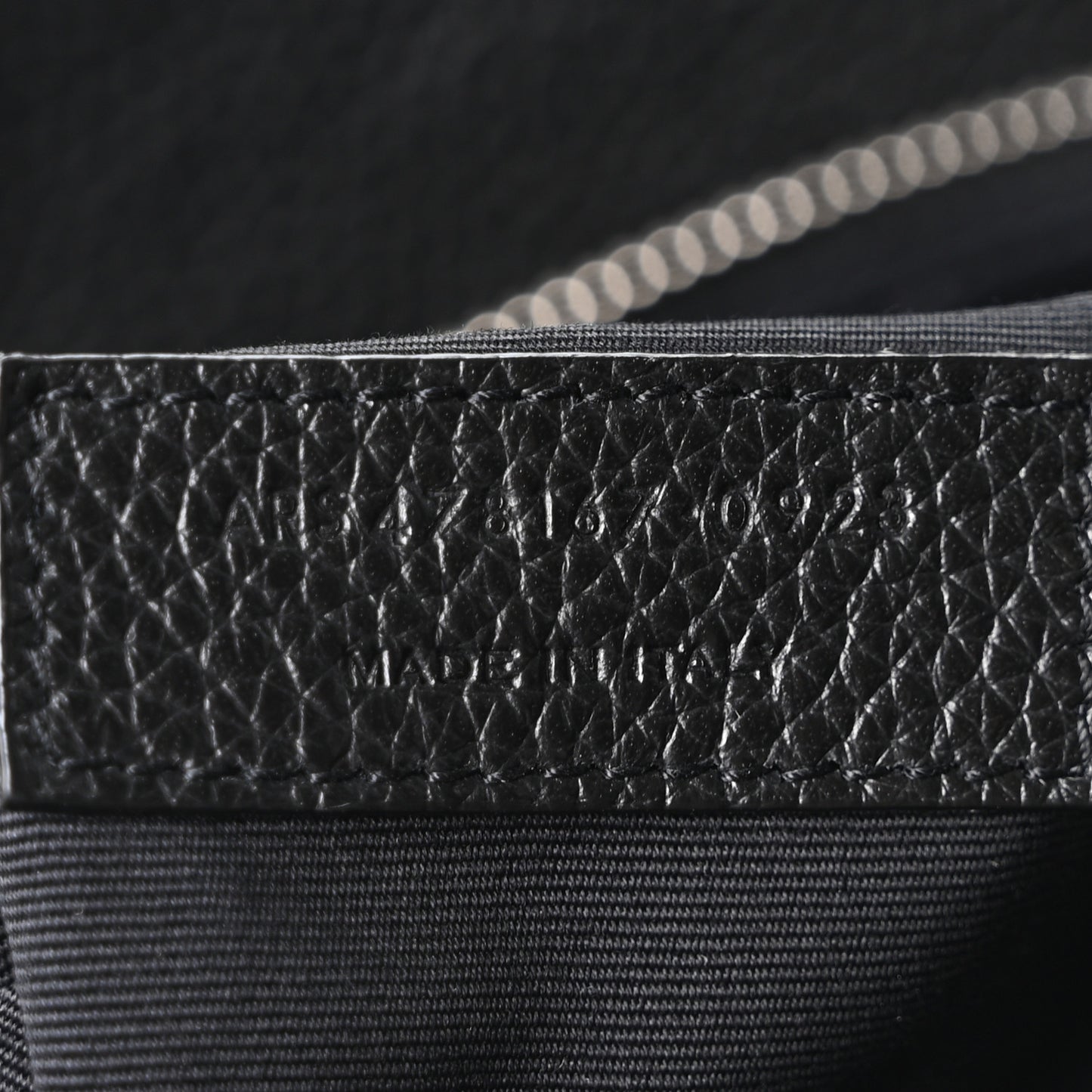 Grained Calfskin Large Souple Sac De Jour Black
