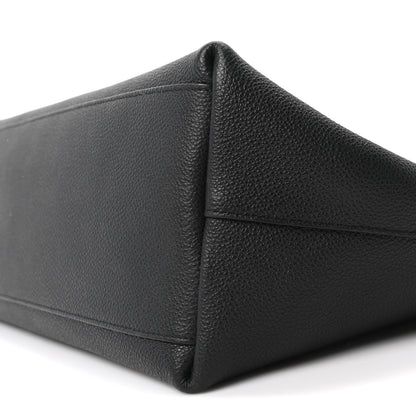 Saint Laurent Calfskin Bold Shopping Tote Black 9 of 9