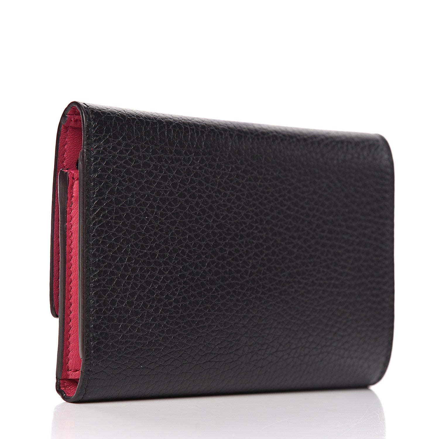 Louis Vuitton Taurillon Capucines Compact Wallet Black 3 of 7