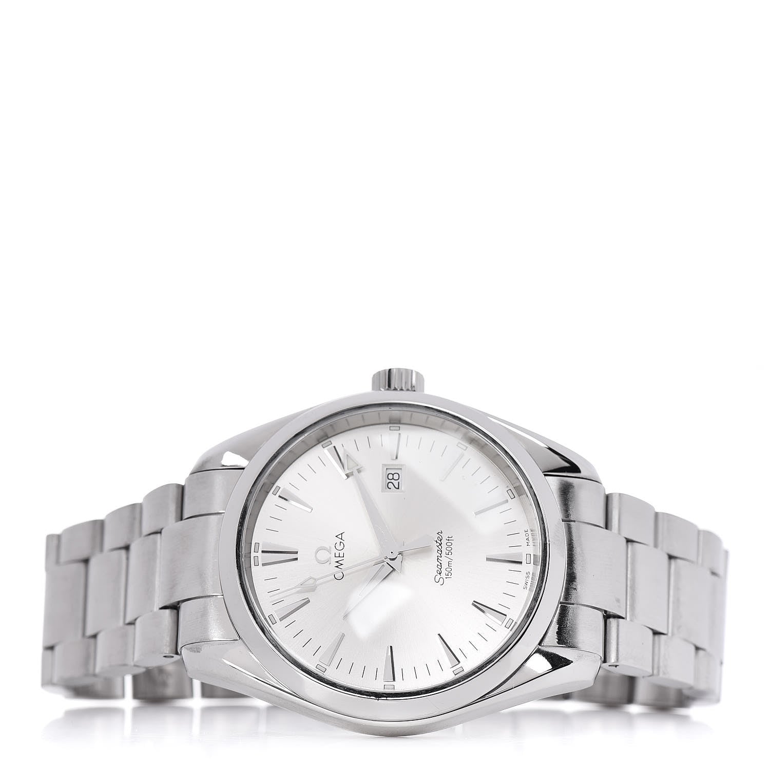 Omega Stainless Steel 39mm Seamaster Aqua Terra Quartz Watch 2517.30 3 of 5