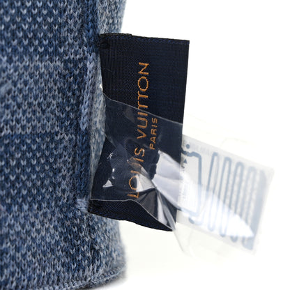 Louis Vuitton Wool Petit Damier Hat NM Light Blue 4 of 4