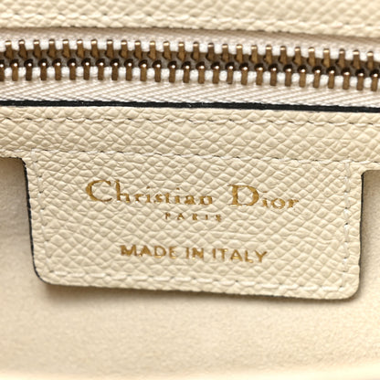 Christian Dior Grained Calfskin Saddle Bag With Strap Latte 6 of 13