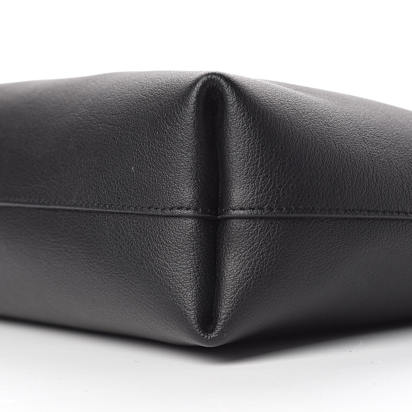 Calfskin Toy Shopping Tote Black