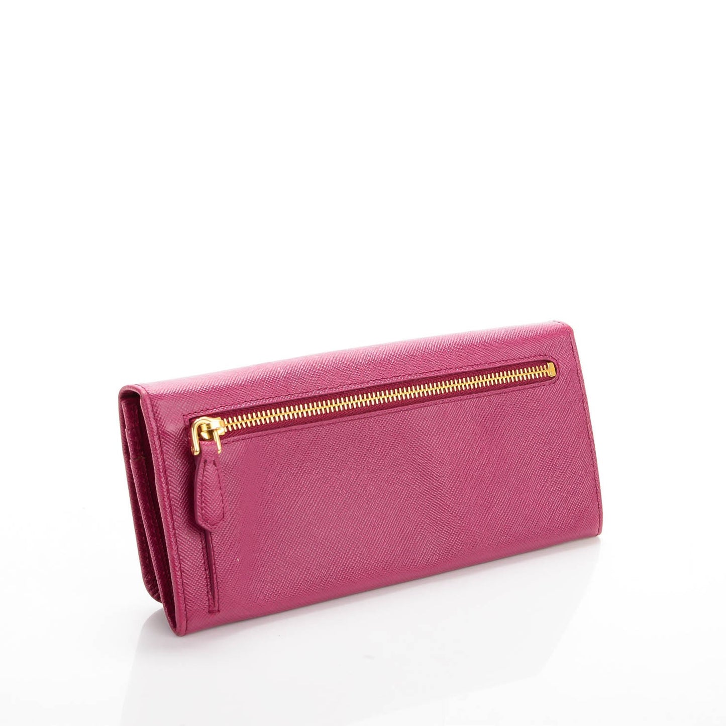 Saffiano Metal Continental Flap Wallet Ametista