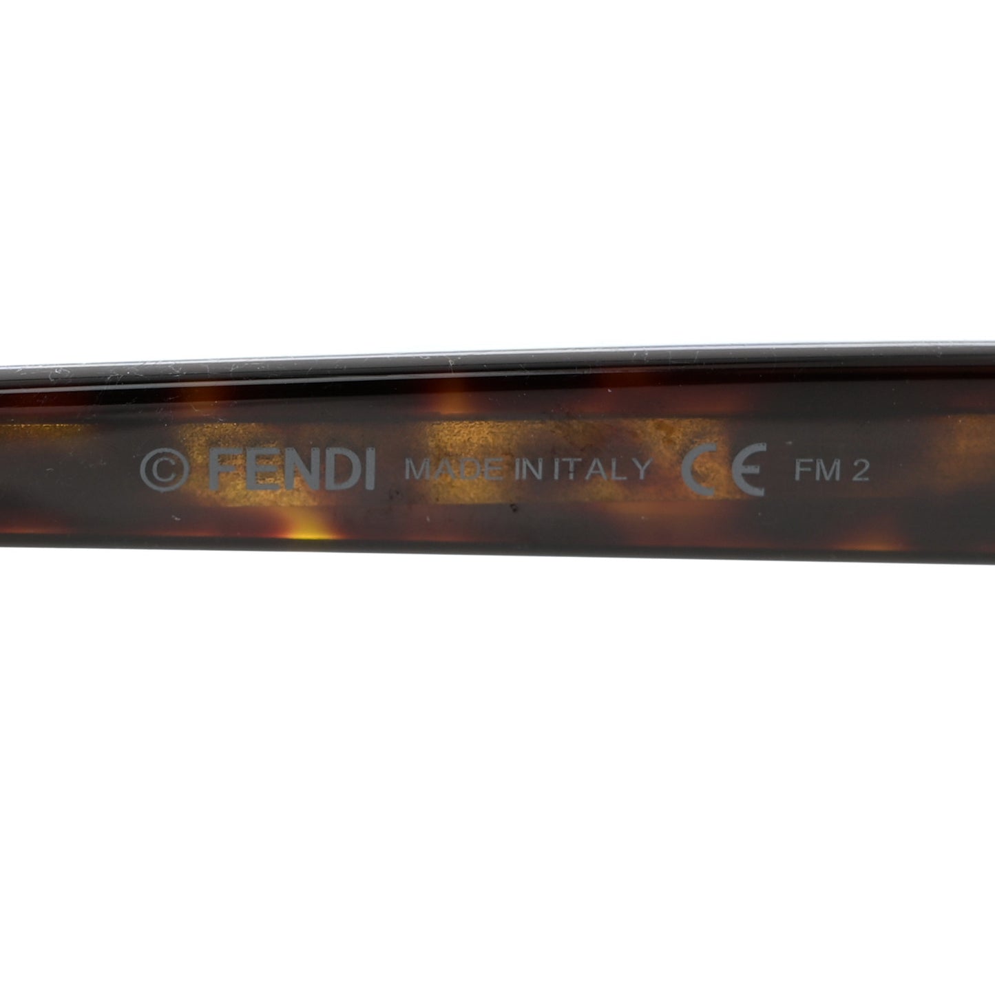 Studded Square Cat Eye Sunglasses FF 0260/S Havana