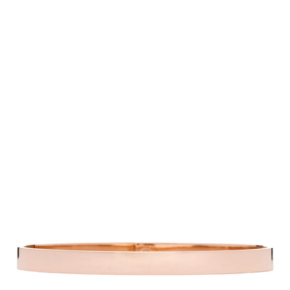 Hermes 18K Rose Gold Diamond PM Kelly Pave Bracelet LG 2 of 3