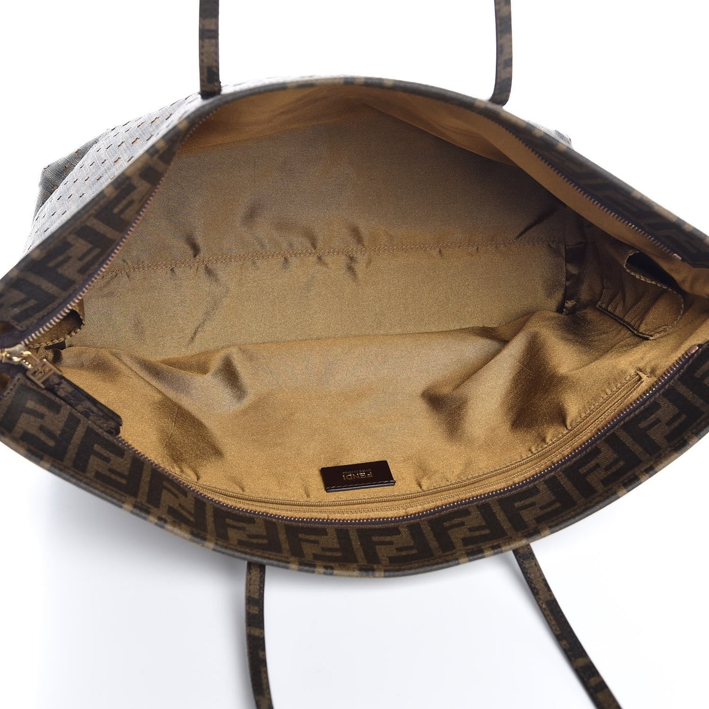 Zucca Spalmati Stars Medium Roll Tote Tobacco