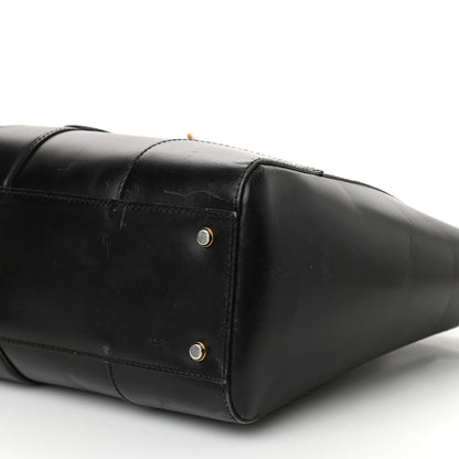 Gucci Calfskin Medium Lady Buckle Top Handle Bag Black 9 of 13