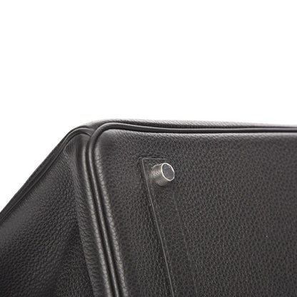 Hermes Togo Birkin 35 Black Bleu Agate 10 of 30