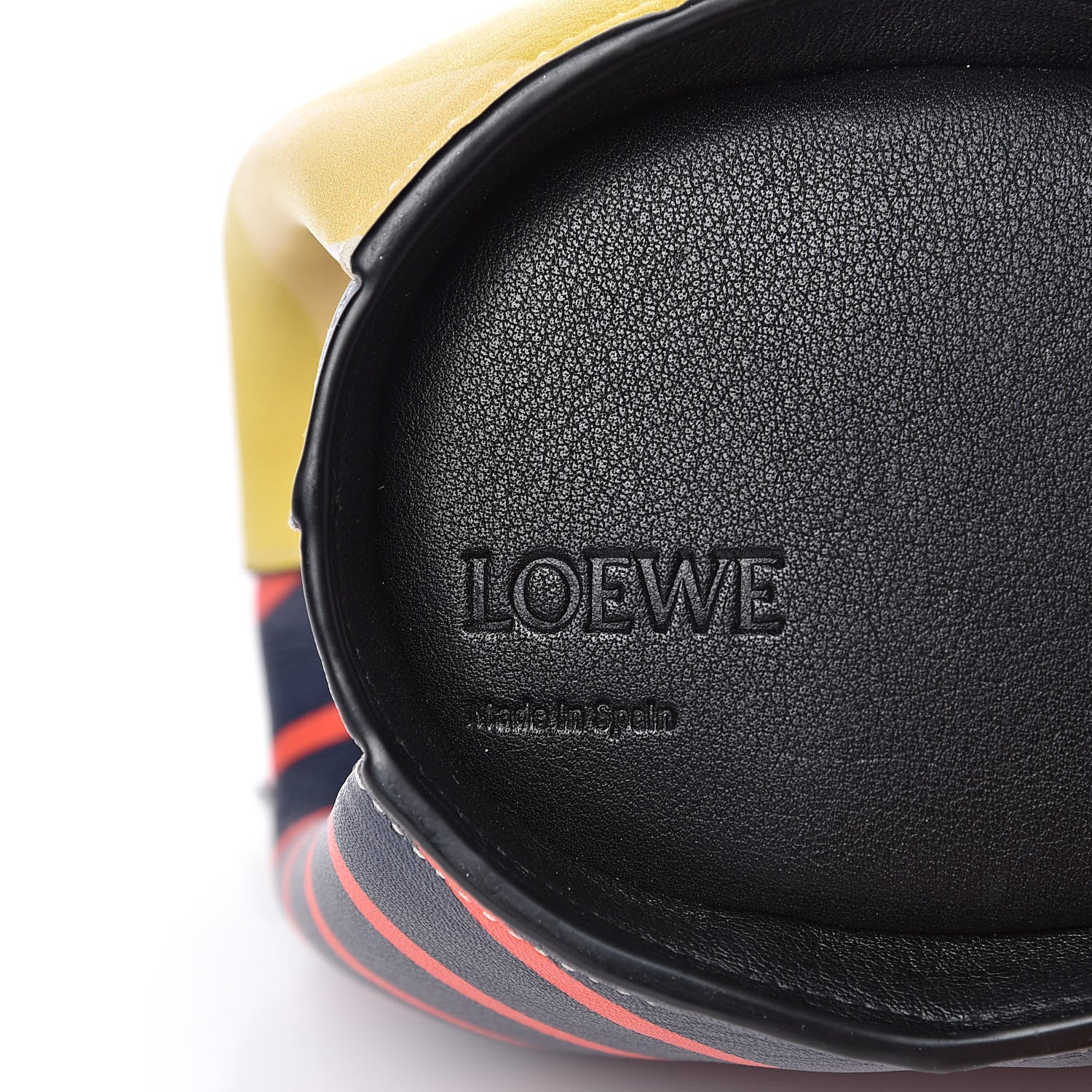 Loewe Calfskin Strip Mini Elephant Crossbody Bag Multicolor 6 of 7