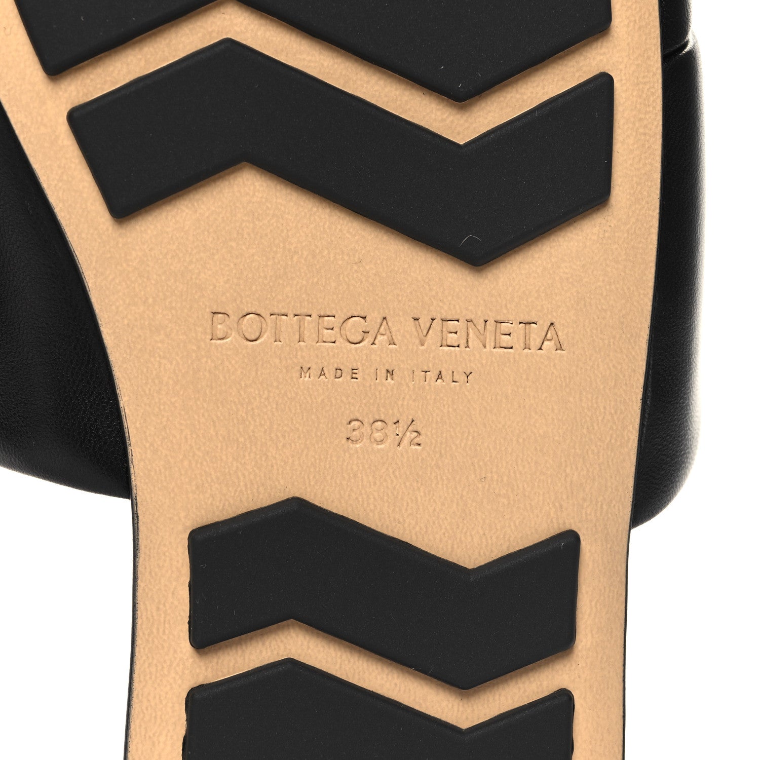Bottega Veneta Nappa Maxi Intrecciato Patch Flat Mules 38.5 Black 6 of 7
