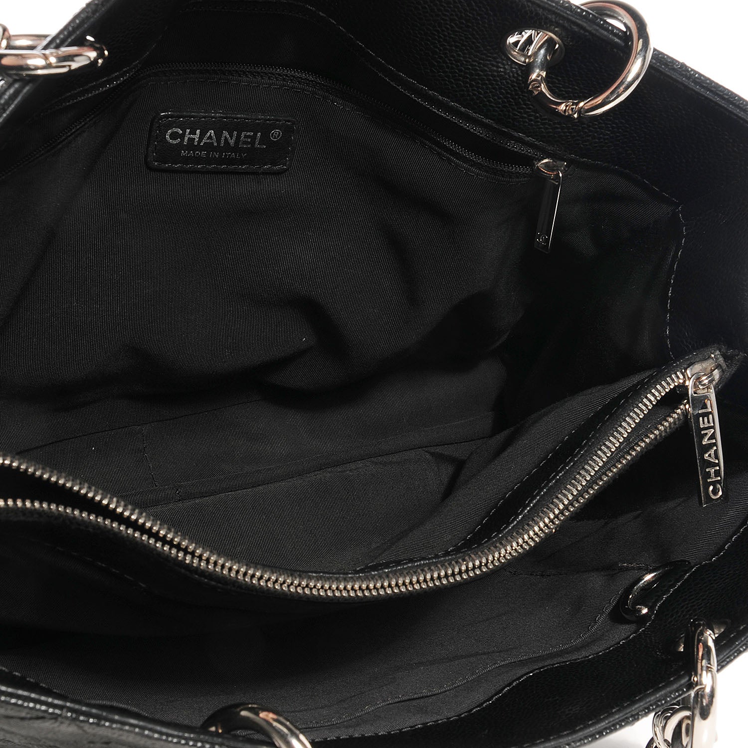 Chanel Caviar Grand Shopping Tote GST Black 5 of 7