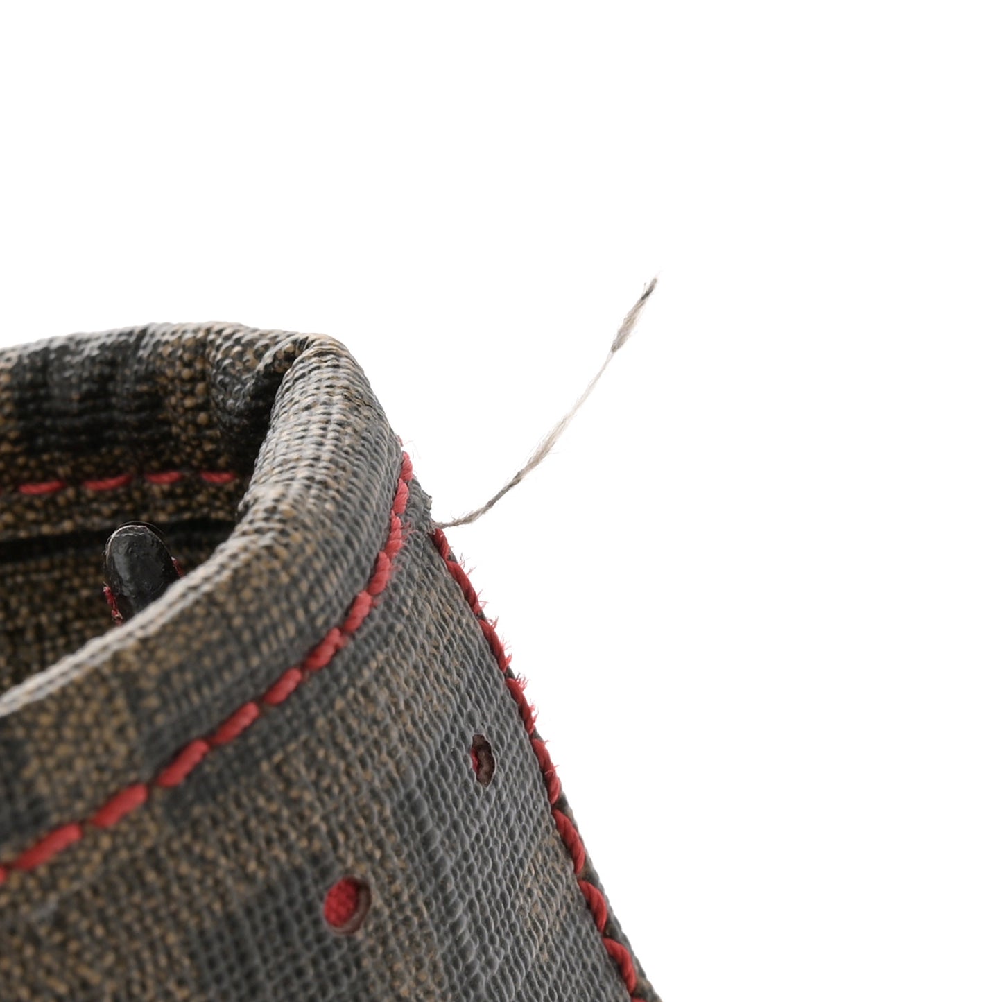 Zucca Spalmati Perforated Medium Roll Tote Tobacco