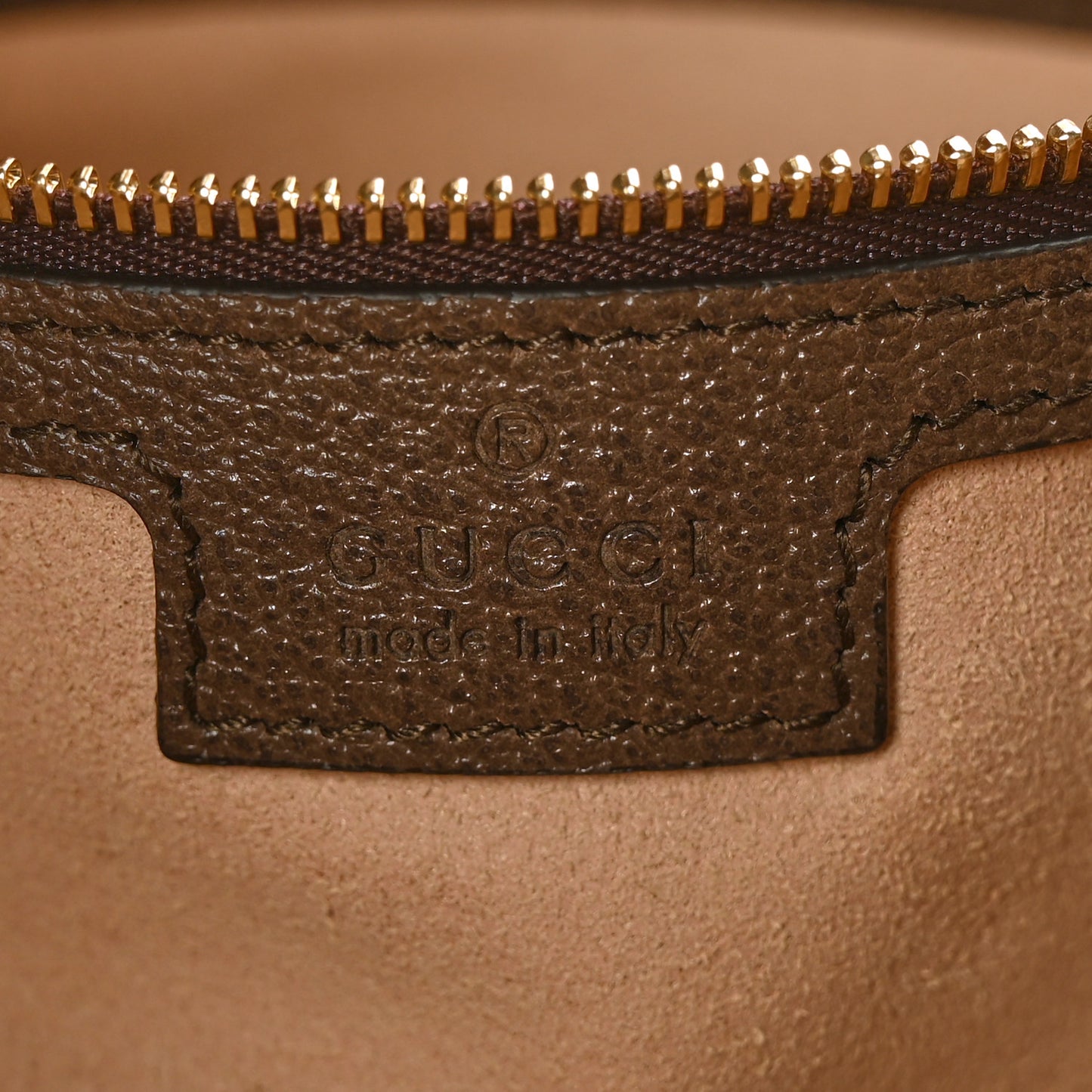 GG Supreme Monogram Medium Ophidia Shopping Tote Brown