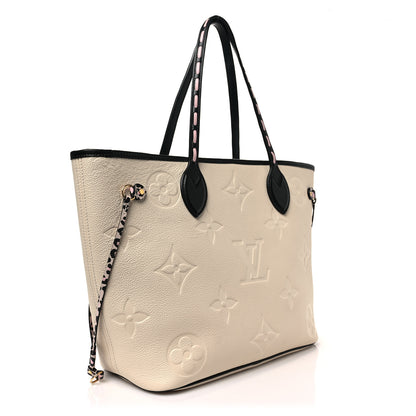 Louis Vuitton Empreinte Monogram Giant Wild at Heart Neverfull MM Creme 3 of 7