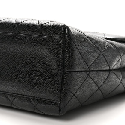 Chanel Caviar Quilted Jumbo Kelly Flap Black 9 of 9