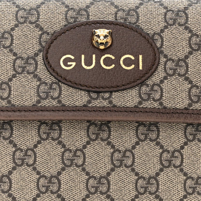 Gucci GG Supreme Monogram Neo Vintage Web Belt Bag Brown 8 of 10