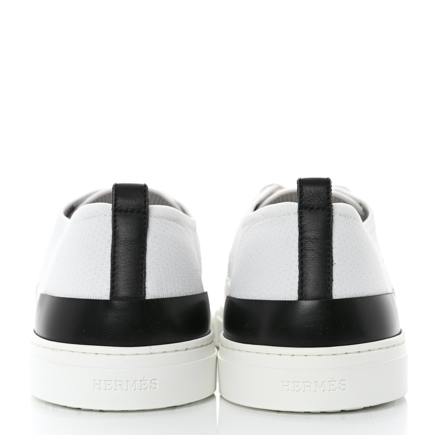 Hermes Calfskin Deep Sneakers 44 White Multicolor 9 of 10