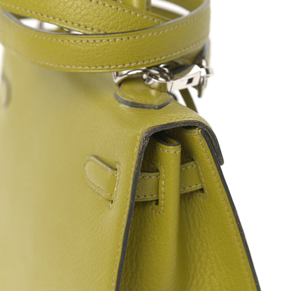 Hermes Chevre Mysore Kelly Sellier 25 Vert Anis 18 of 19