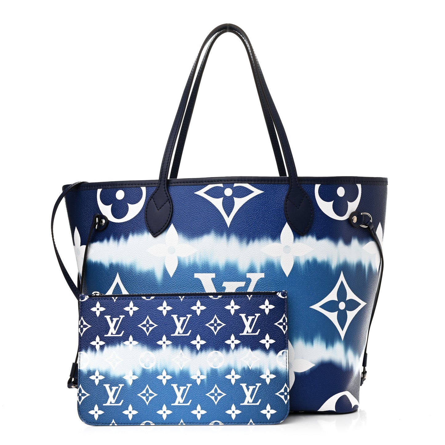 Monogram Escale Neverfull MM Blue