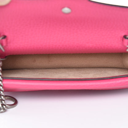 Gucci Dollar Calfskin Crystal Super Mini Dionysus Shoulder Bag Box Pink Black Diamond 5 of 7